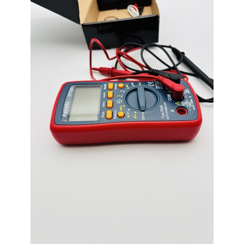 AstroAI DT132A Digital Multimeter New In Open Box Tested Works - Picture 10 of 16